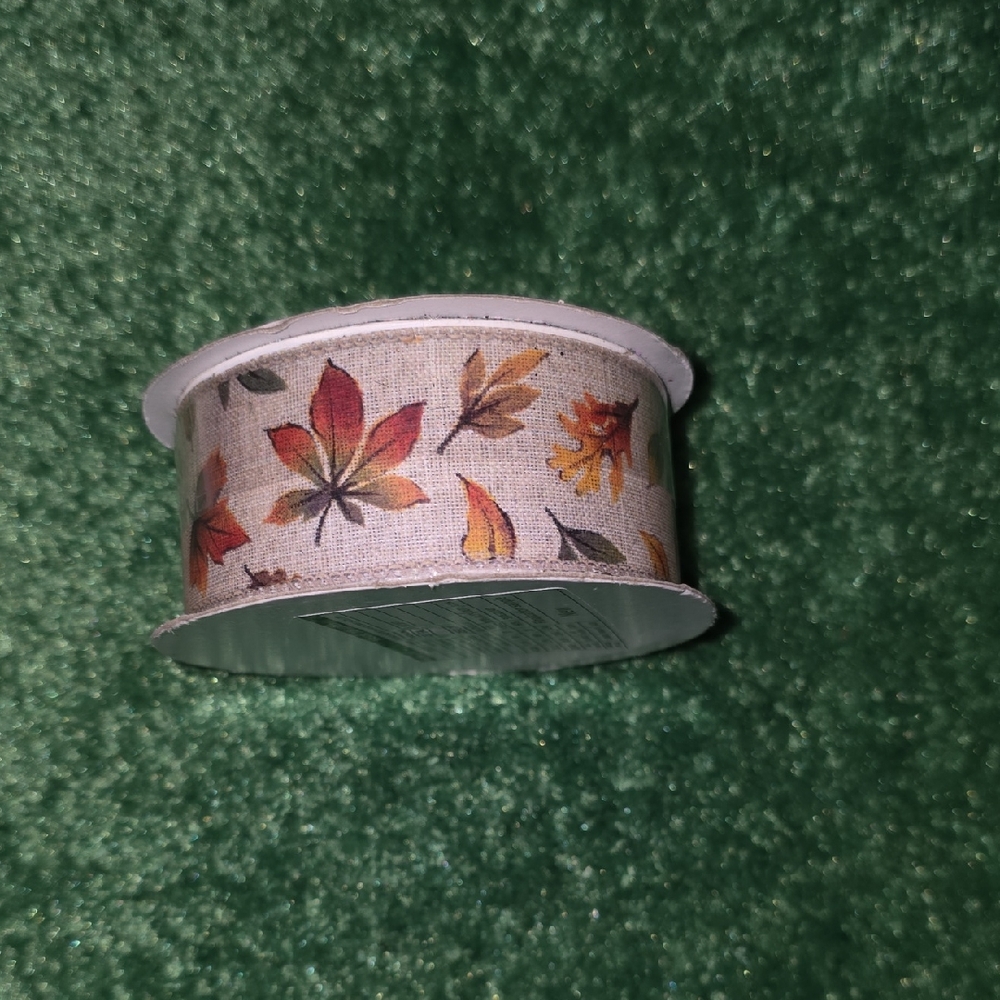 Autumn Leaf Pattern Ribbon